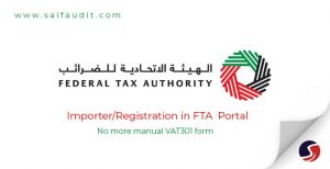 VAT 301 Notification from FTA