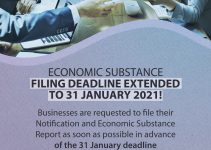 Economic Substance Filing Deadline extended to 31 January 2021