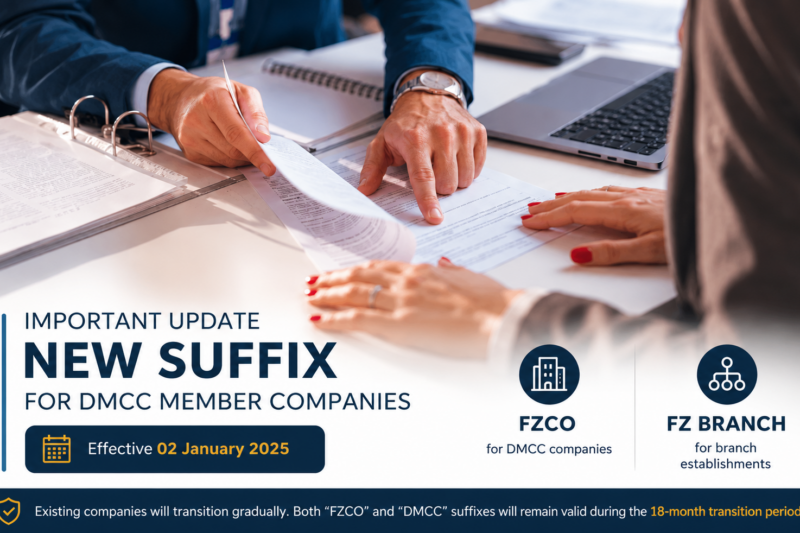 Important Update: New Suffix for DMCC Member Companies